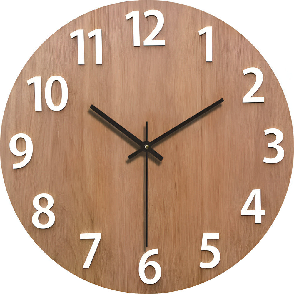 Moderne Holz Wanduhr | Zeitlos & Stilvoll