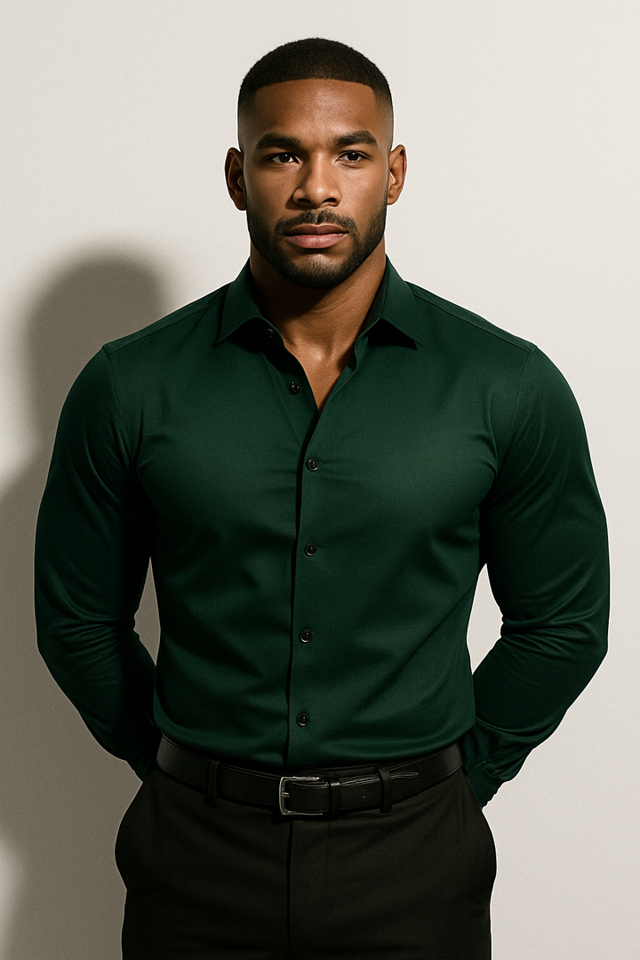 Herren Maßgeschneiderte Moderne Dress Shirt | Slim Fit