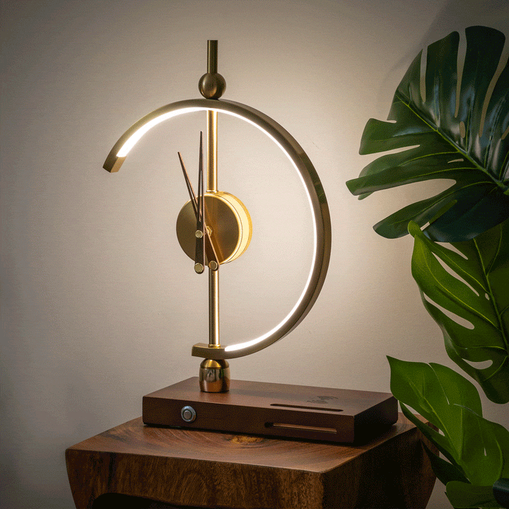 Tageslicht Wecker | Modernes Design mit Uhr & kabellosem Ladegerät
