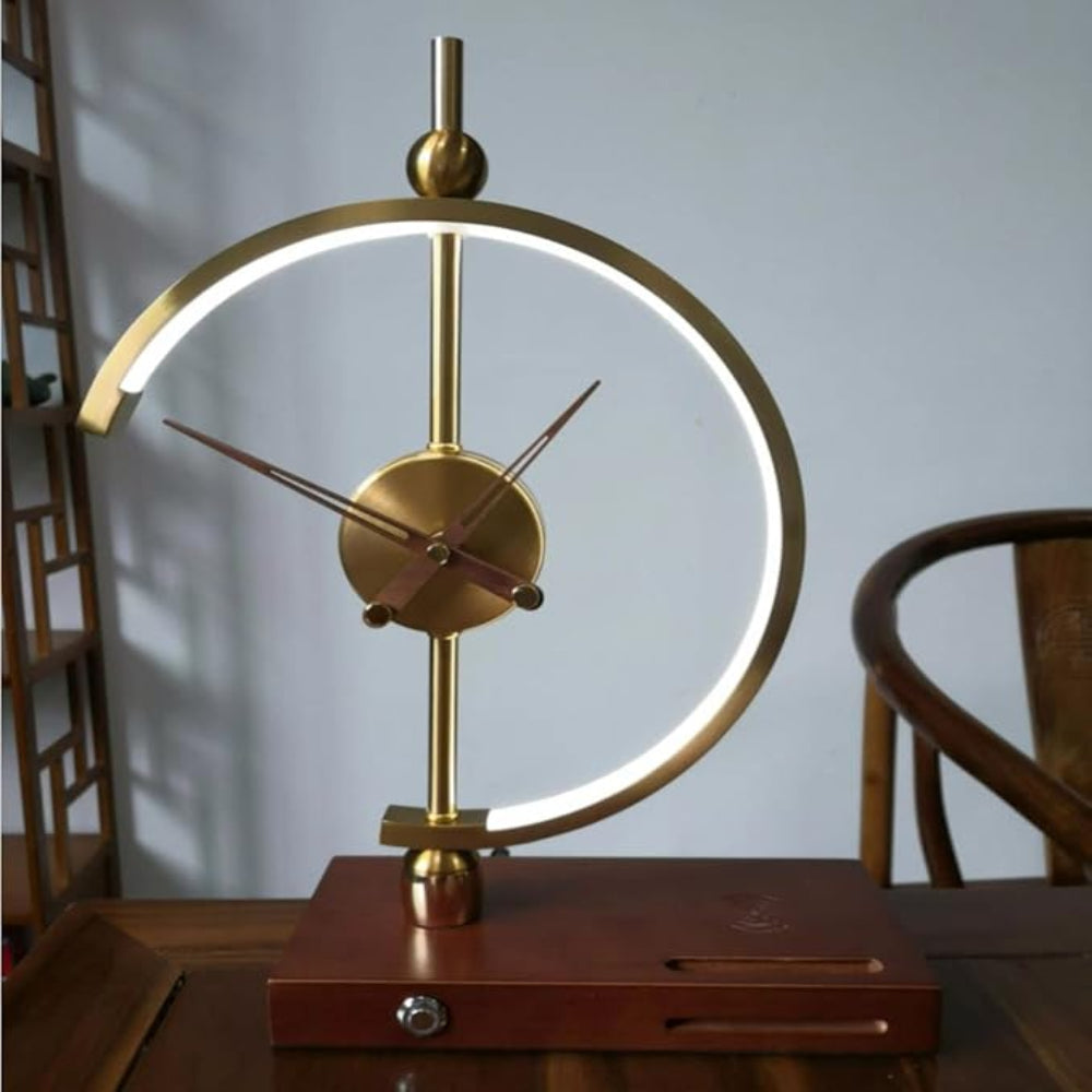 Tageslicht Wecker | Modernes Design mit Uhr & kabellosem Ladegerät