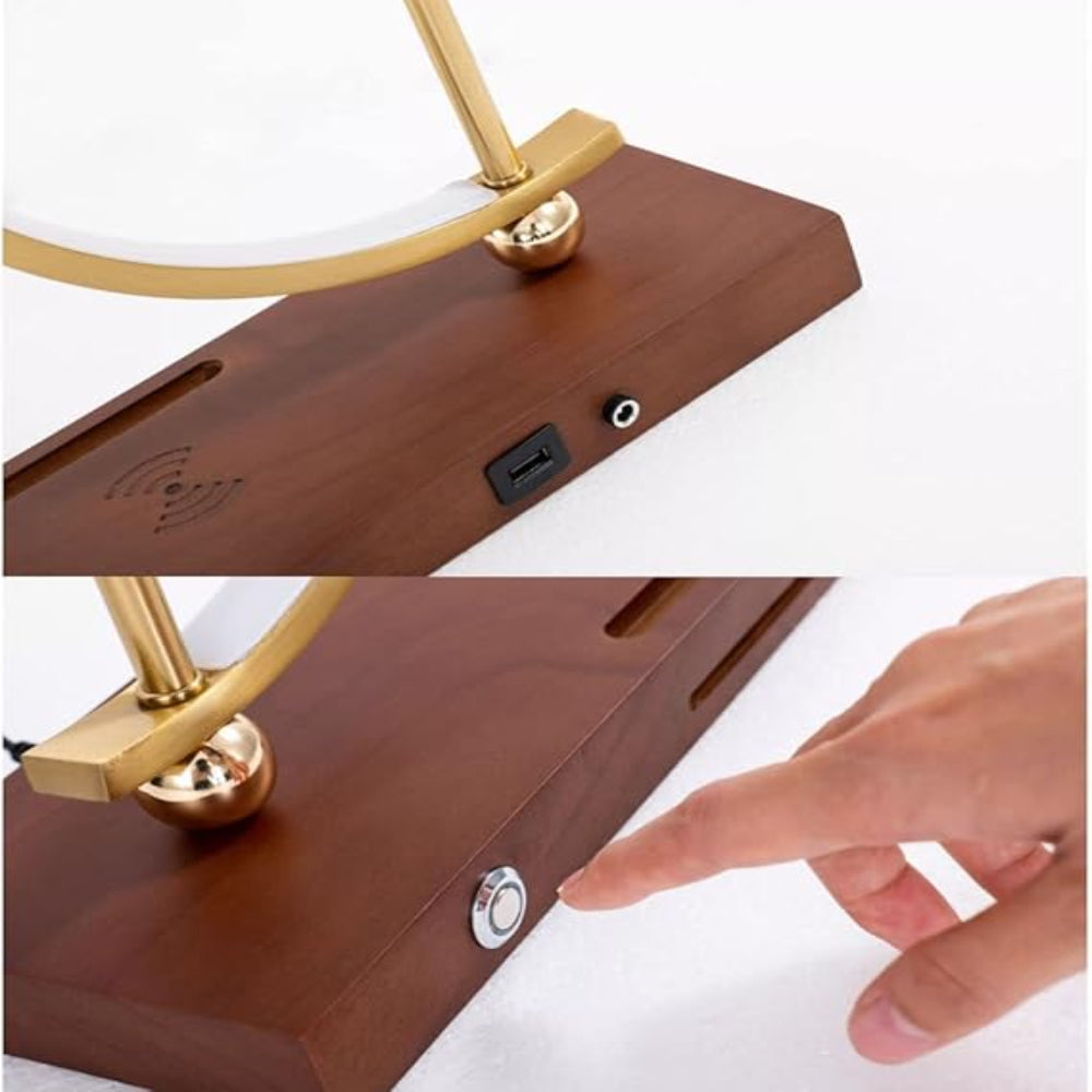 Tageslicht Wecker | Modernes Design mit Uhr & kabellosem Ladegerät