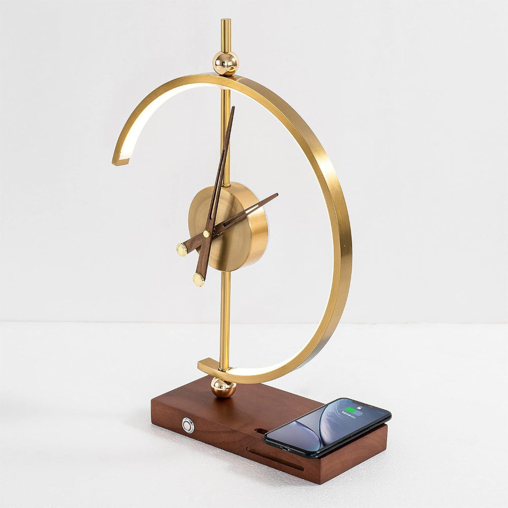Tageslicht Wecker | Modernes Design mit Uhr & kabellosem Ladegerät