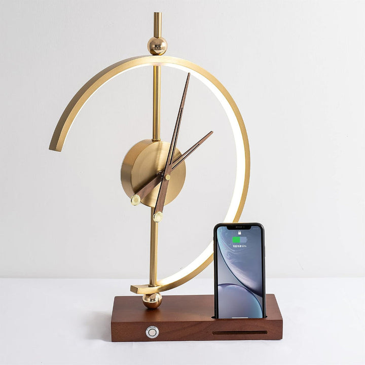 Tageslicht Wecker | Modernes Design mit Uhr & kabellosem Ladegerät