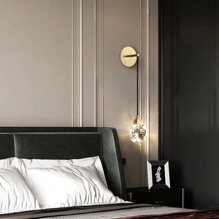 Wandleuchte Design | Kristall Effekt Pendelstil