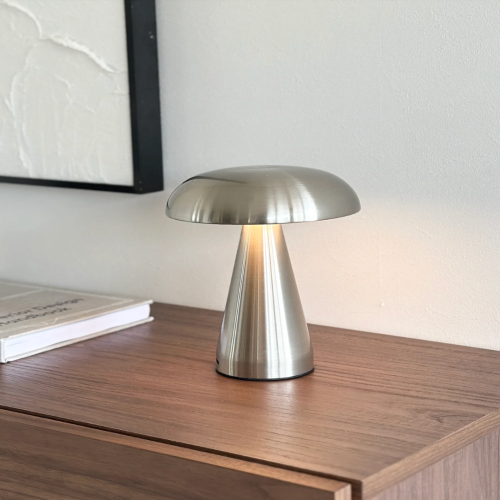 Kleine USB Tischlampe | Vintage Design mit LED