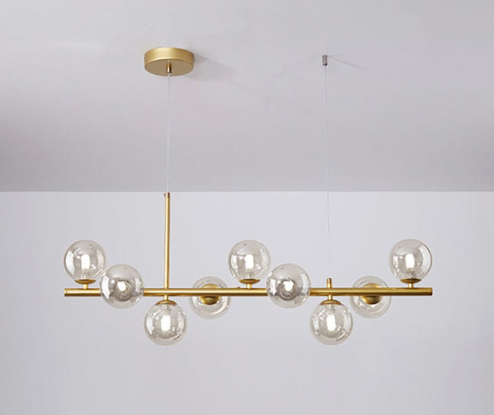 Esstisch Pendelleuchte | Elegantes Design aus Glas & Eisen
