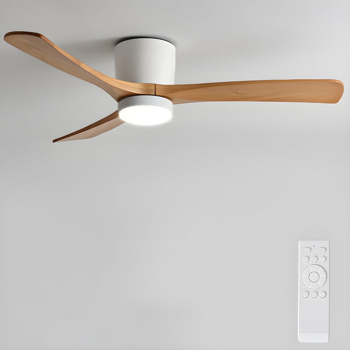 Deckenlampe Moderner mit LED-Licht & Holzflügeln