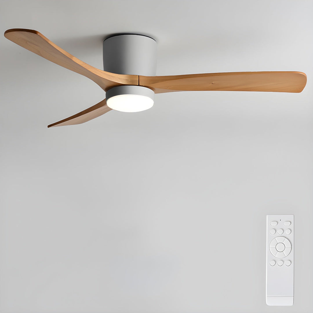 Deckenlampe Moderner mit LED-Licht & Holzflügeln