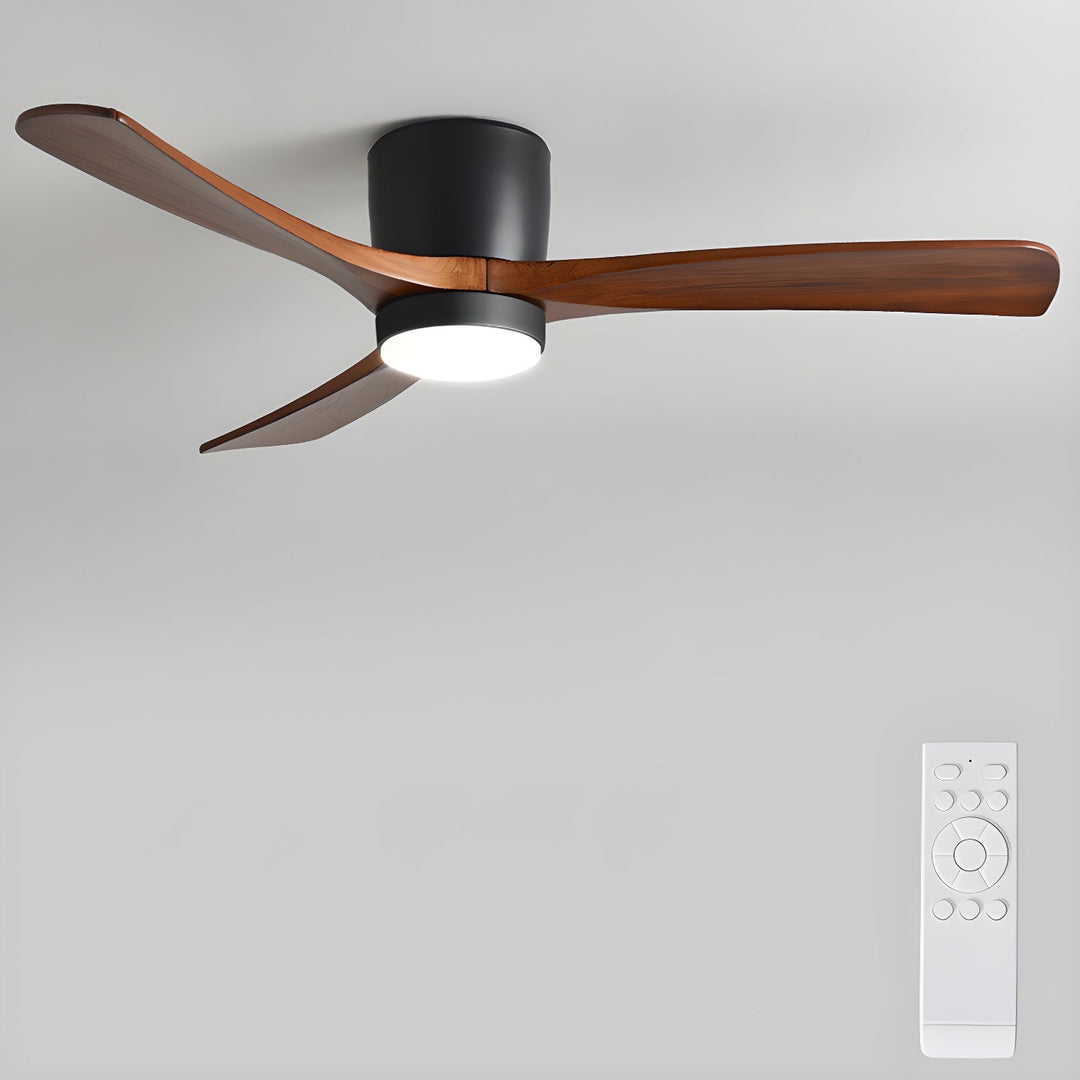 Deckenlampe Moderner mit LED-Licht & Holzflügeln