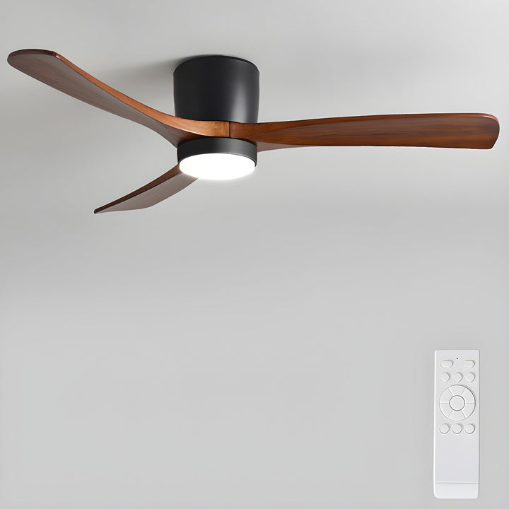 Deckenlampe Moderner mit LED-Licht & Holzflügeln