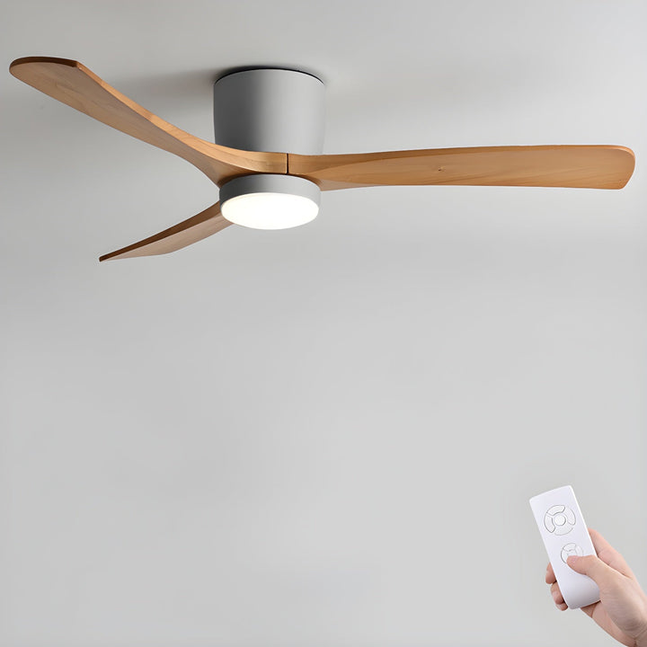 Deckenlampe Moderner mit LED-Licht & Holzflügeln