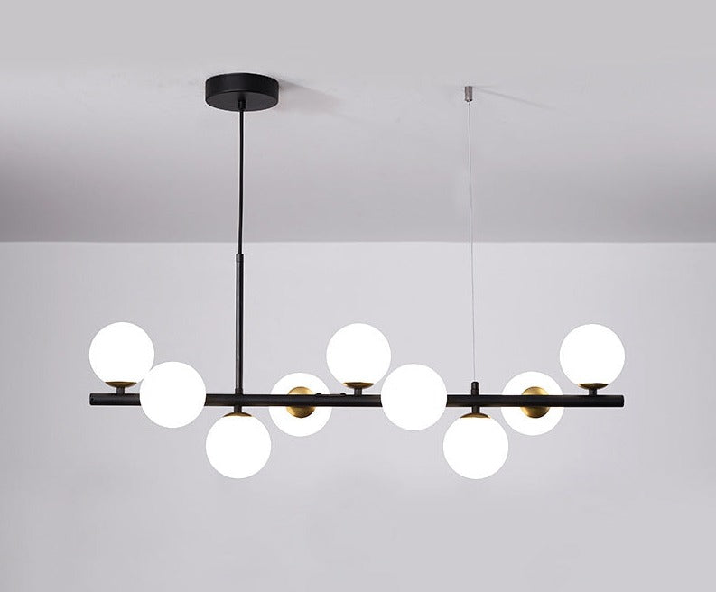 Esstisch Pendelleuchte | Elegantes Design aus Glas & Eisen
