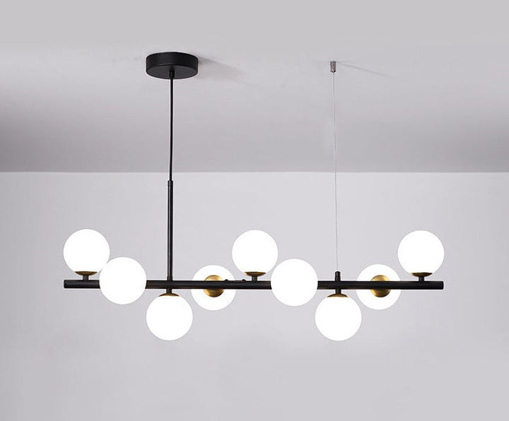 Esstisch Pendelleuchte | Elegantes Design aus Glas & Eisen
