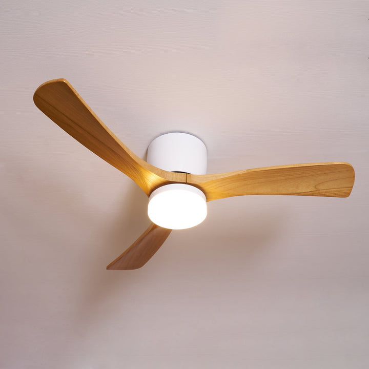 Deckenlampe Moderner mit LED-Licht & Holzflügeln
