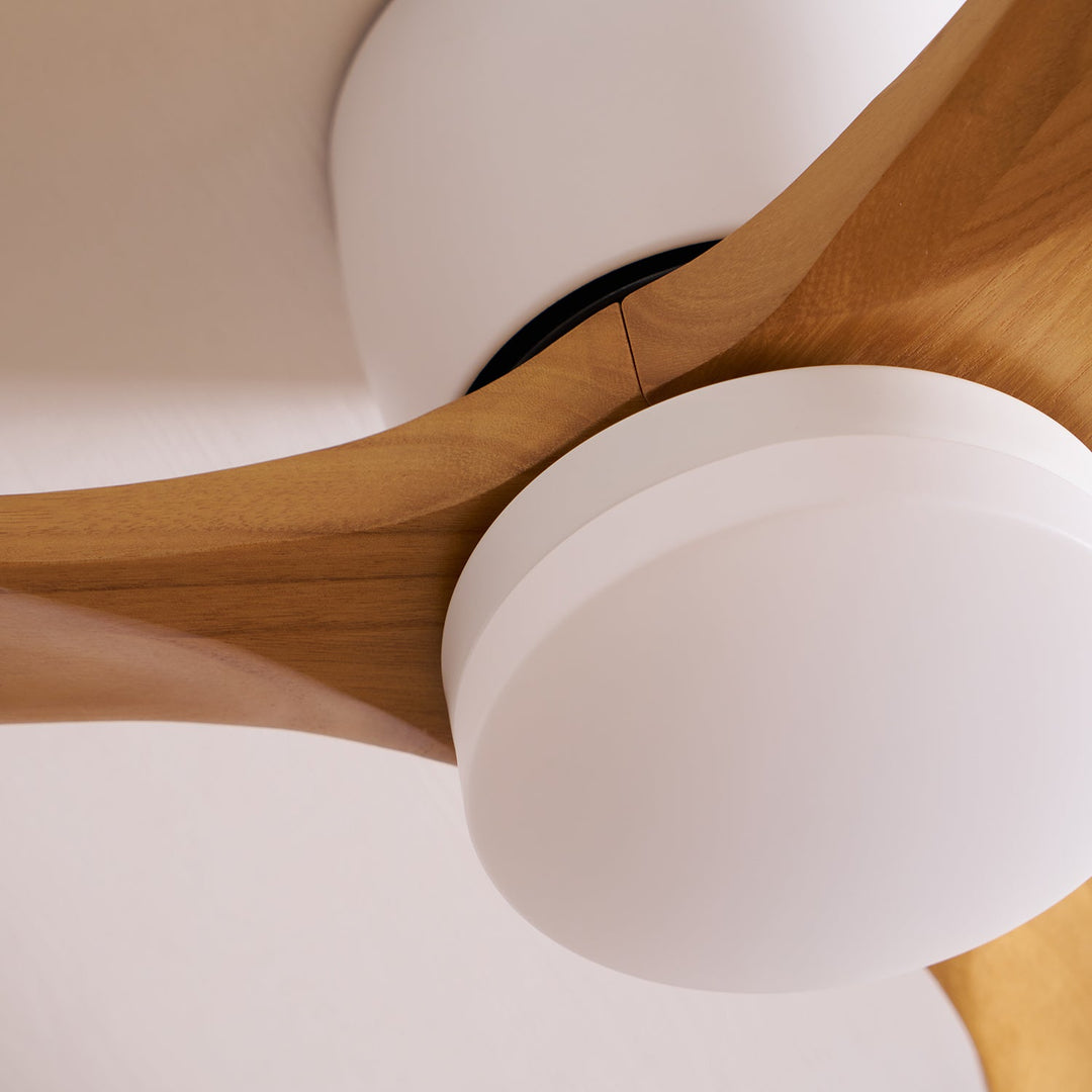 Deckenlampe Moderner mit LED-Licht & Holzflügeln