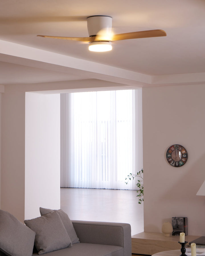Deckenlampe Moderner mit LED-Licht & Holzflügeln