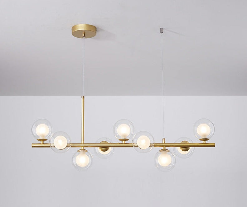 Esstisch Pendelleuchte | Elegantes Design aus Glas & Eisen