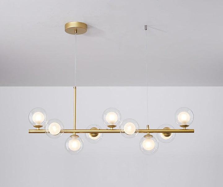 Esstisch Pendelleuchte | Elegantes Design aus Glas & Eisen