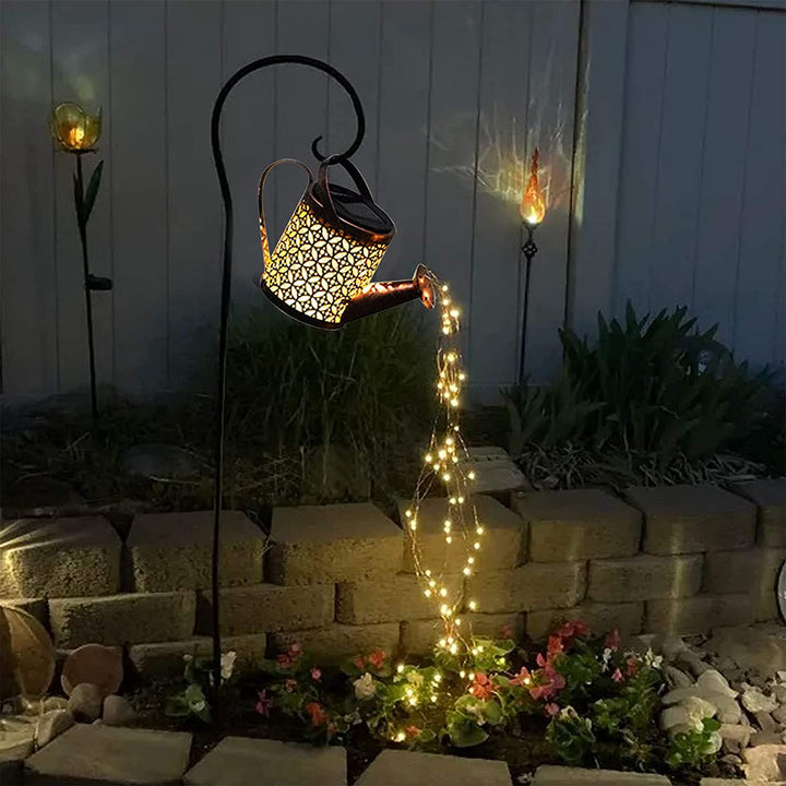 Solar Licht für den Garten | Tropfender Regen Effekt