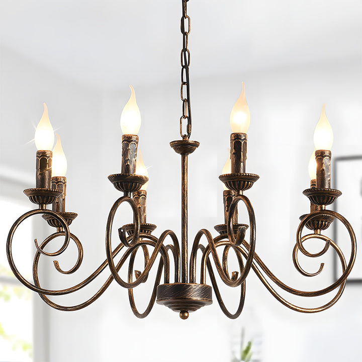 Esstisch Pendelleuchte | Vintage Bronze Elegante Beleuchtung