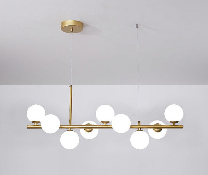 Esstisch Pendelleuchte | Elegantes Design aus Glas & Eisen