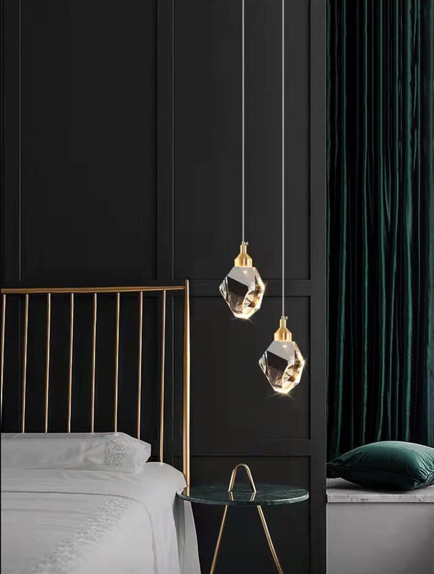 Wandleuchte Design | Kristall Effekt Pendelstil