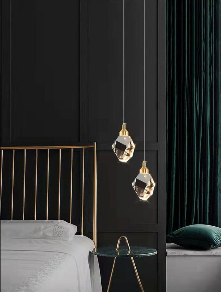 Wandleuchte Design | Kristall Effekt Pendelstil