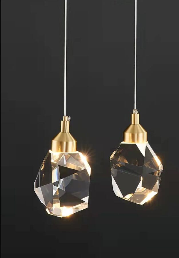 Wandleuchte Design | Kristall Effekt Pendelstil