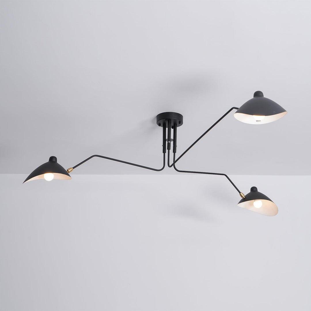 Deckenlampe Wohnzimmer | Verstellbare Arme & Skulpturales Design