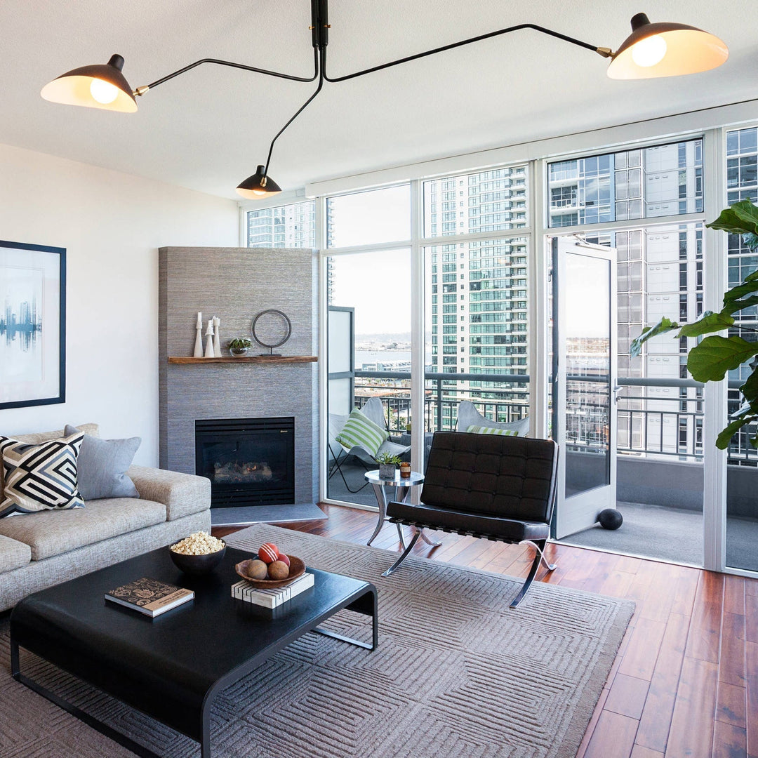 Deckenlampe Wohnzimmer | Verstellbare Arme & Skulpturales Design