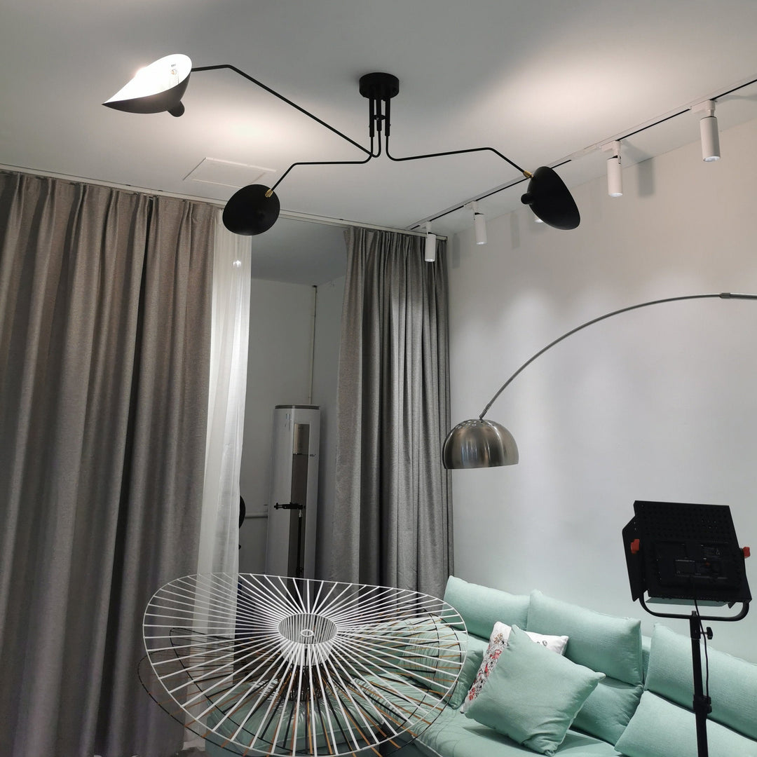 Deckenlampe Wohnzimmer | Verstellbare Arme & Skulpturales Design