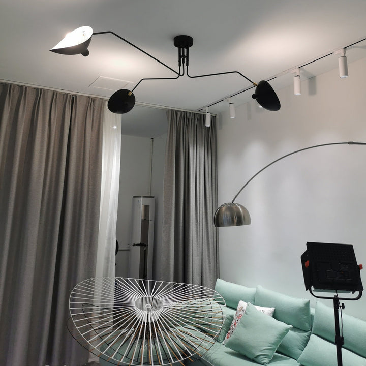 Deckenlampe Wohnzimmer | Verstellbare Arme & Skulpturales Design