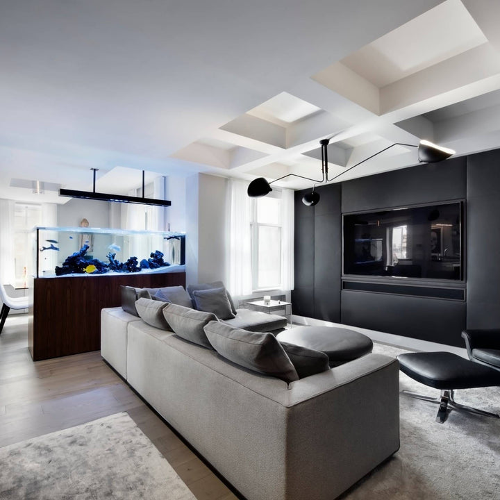 Deckenlampe Wohnzimmer | Verstellbare Arme & Skulpturales Design