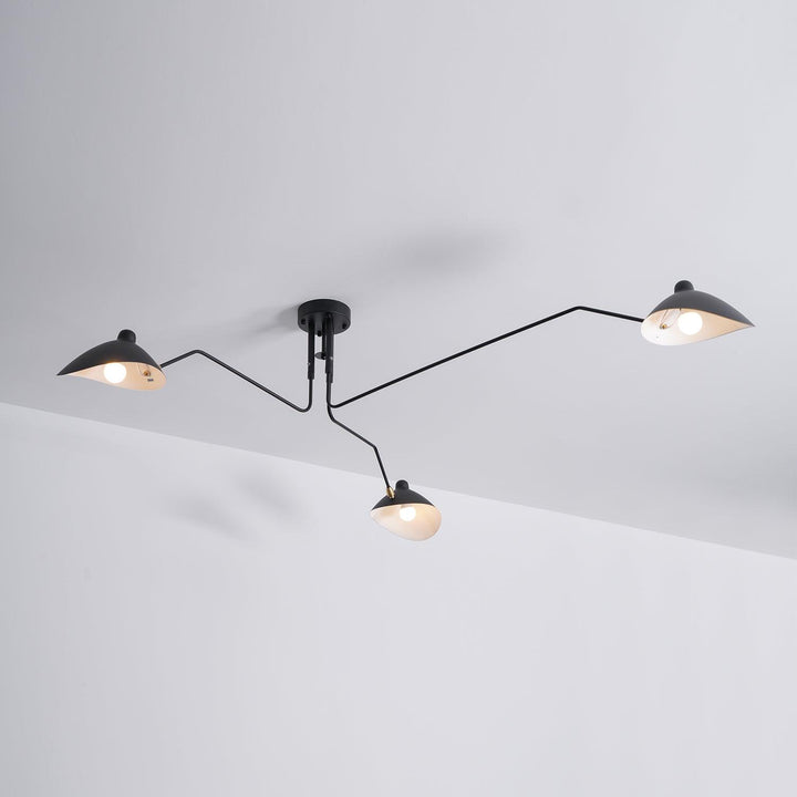 Deckenlampe Wohnzimmer | Verstellbare Arme & Skulpturales Design