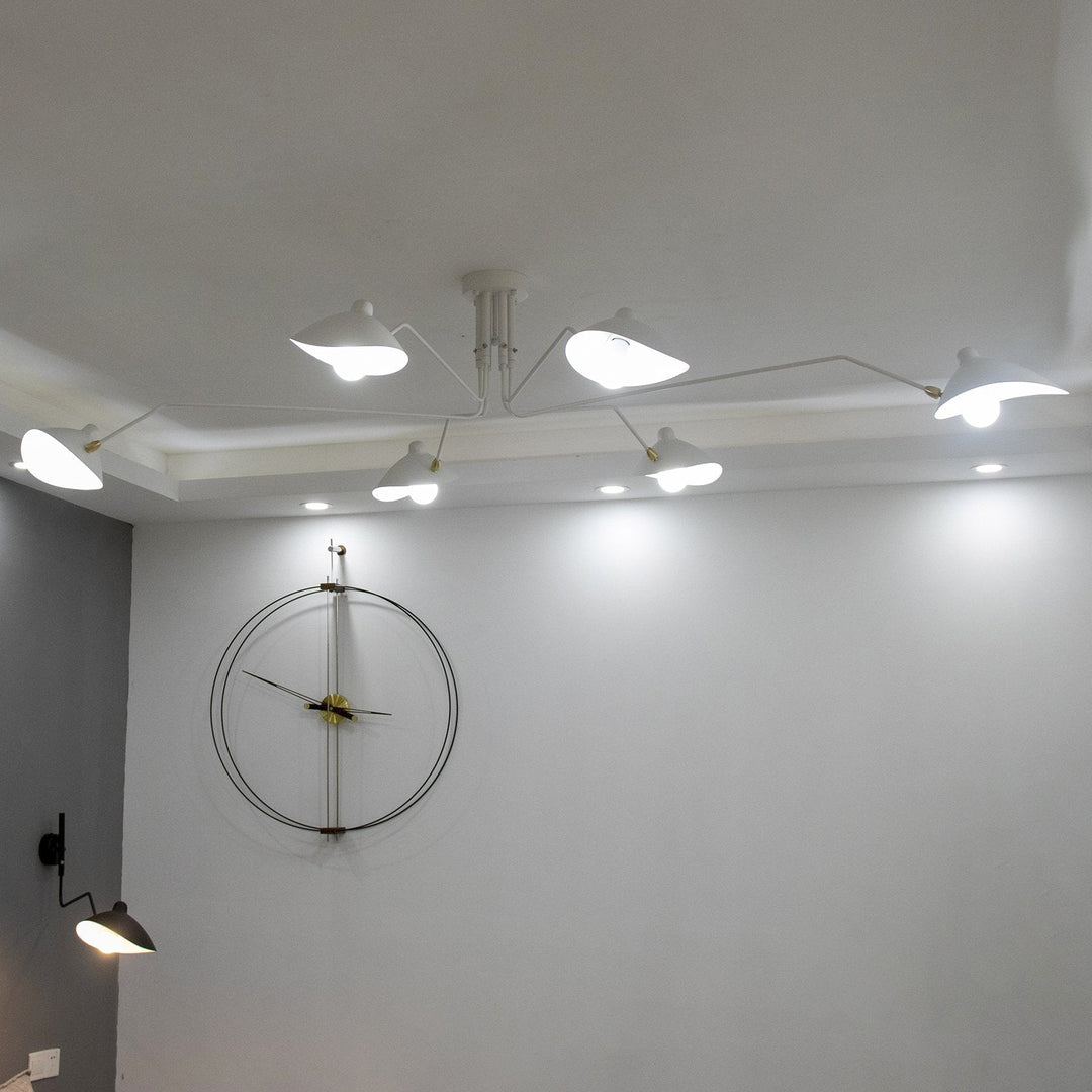 Deckenlampe Wohnzimmer | Verstellbare Arme & Skulpturales Design