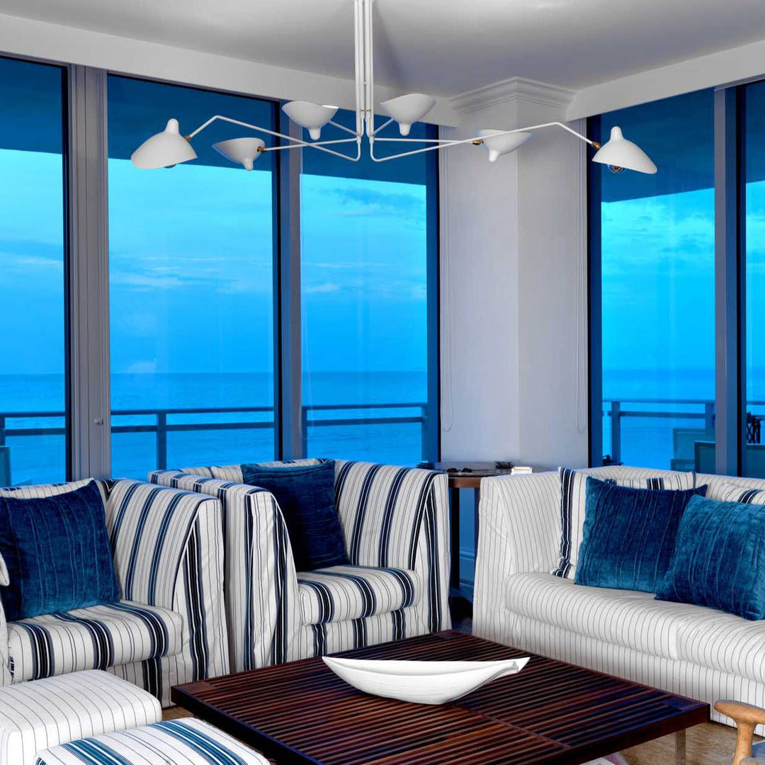 Deckenlampe Wohnzimmer | Verstellbare Arme & Skulpturales Design