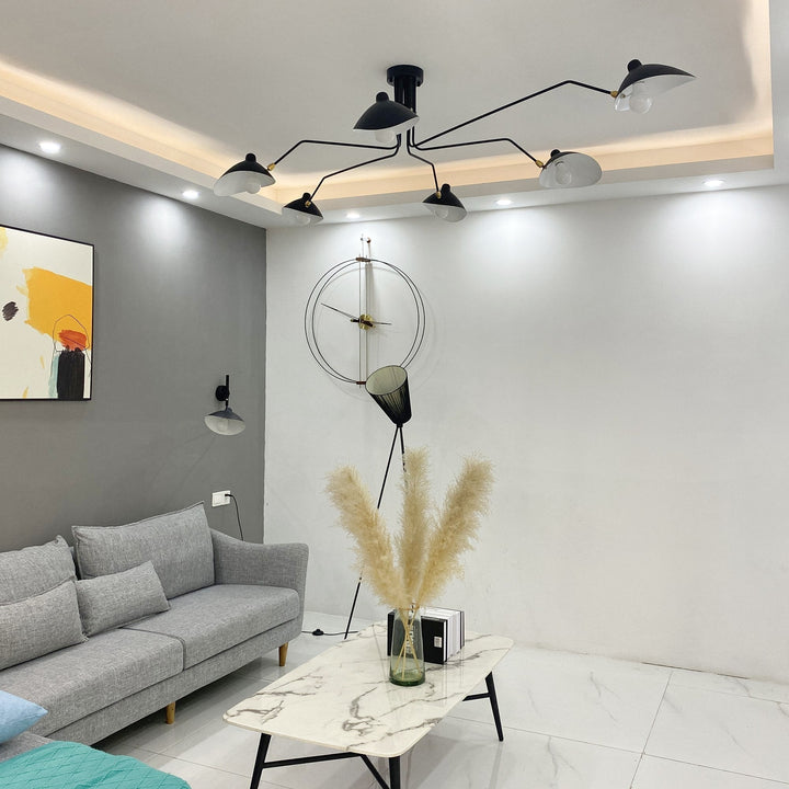 Deckenlampe Wohnzimmer | Verstellbare Arme & Skulpturales Design