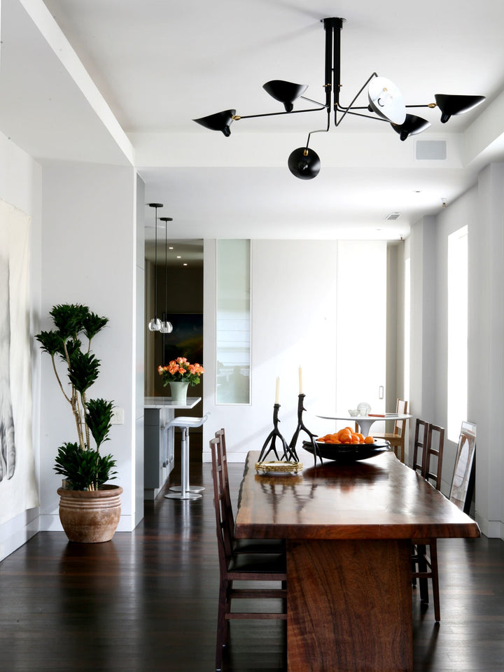 Deckenlampe Wohnzimmer | Verstellbare Arme & Skulpturales Design