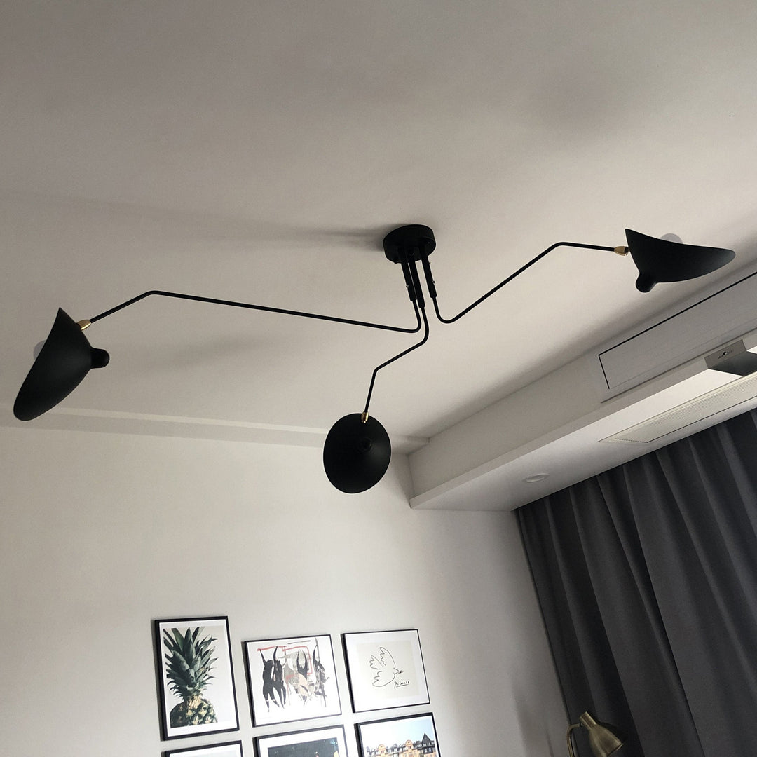 Deckenlampe Wohnzimmer | Verstellbare Arme & Skulpturales Design