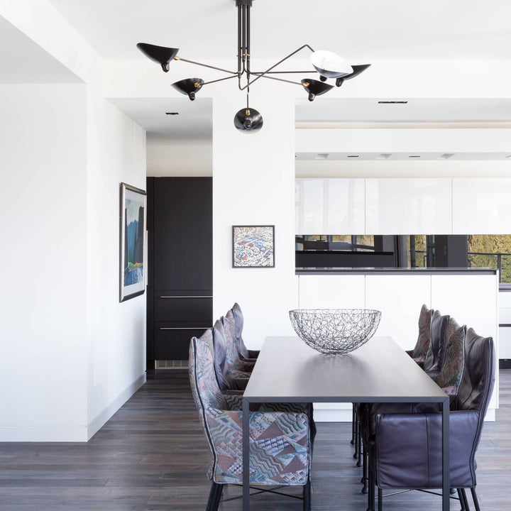 Deckenlampe Wohnzimmer | Verstellbare Arme & Skulpturales Design