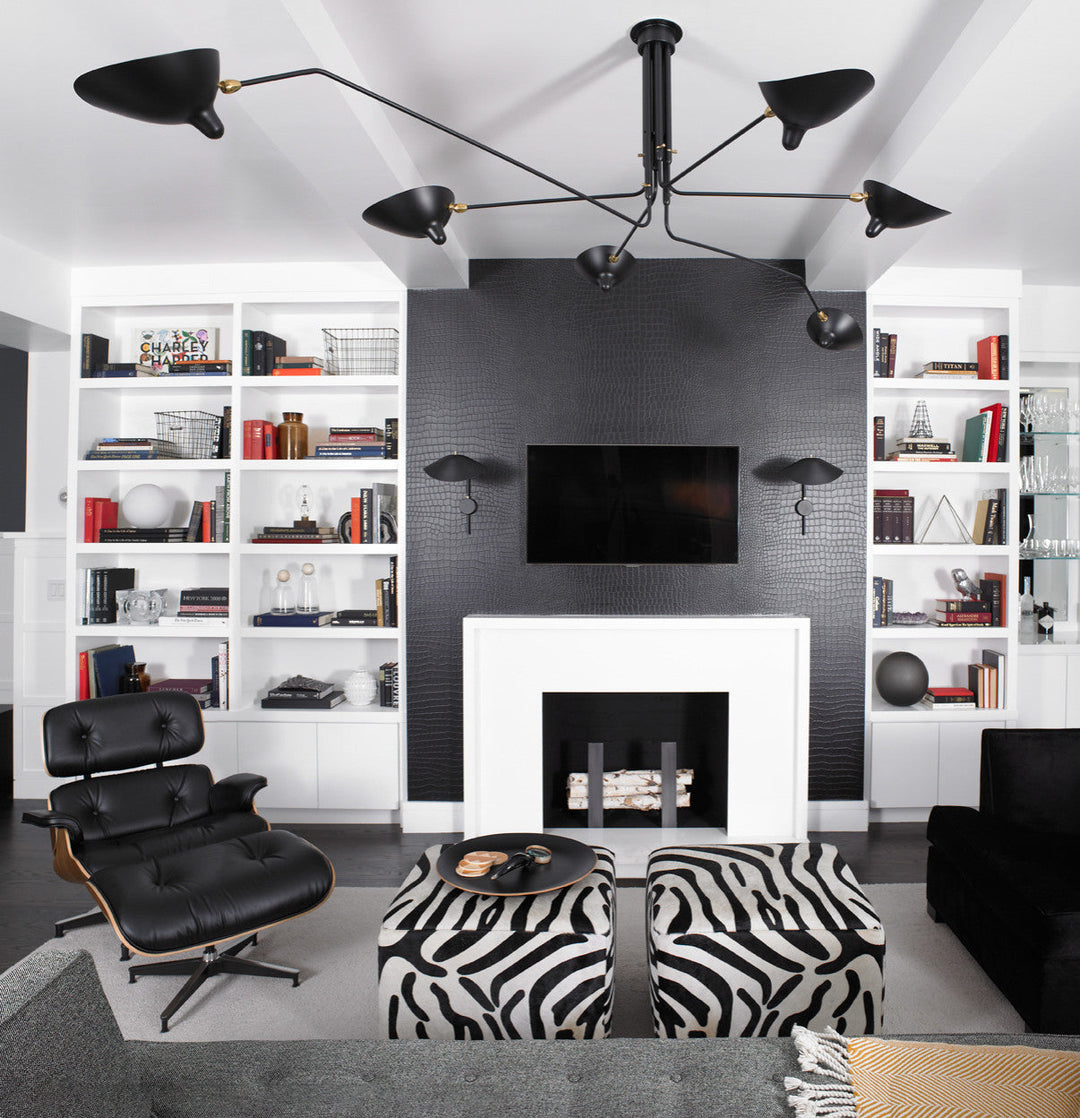 Deckenlampe Wohnzimmer | Verstellbare Arme & Skulpturales Design