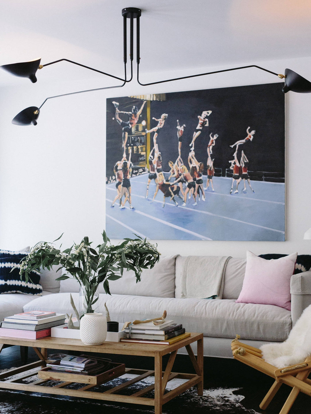 Deckenlampe Wohnzimmer | Verstellbare Arme & Skulpturales Design