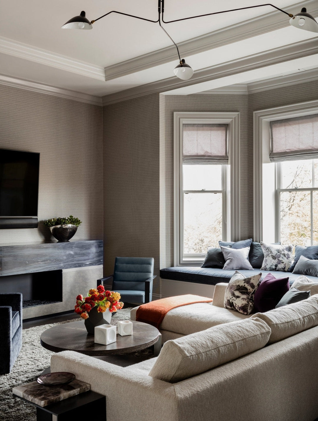 Deckenlampe Wohnzimmer | Verstellbare Arme & Skulpturales Design
