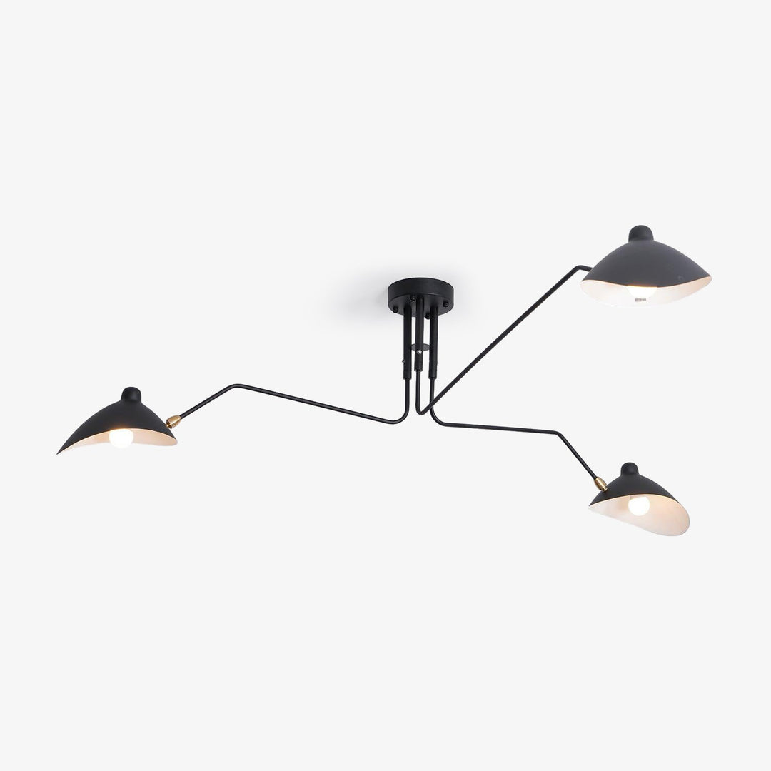 Deckenlampe Wohnzimmer | Verstellbare Arme & Skulpturales Design