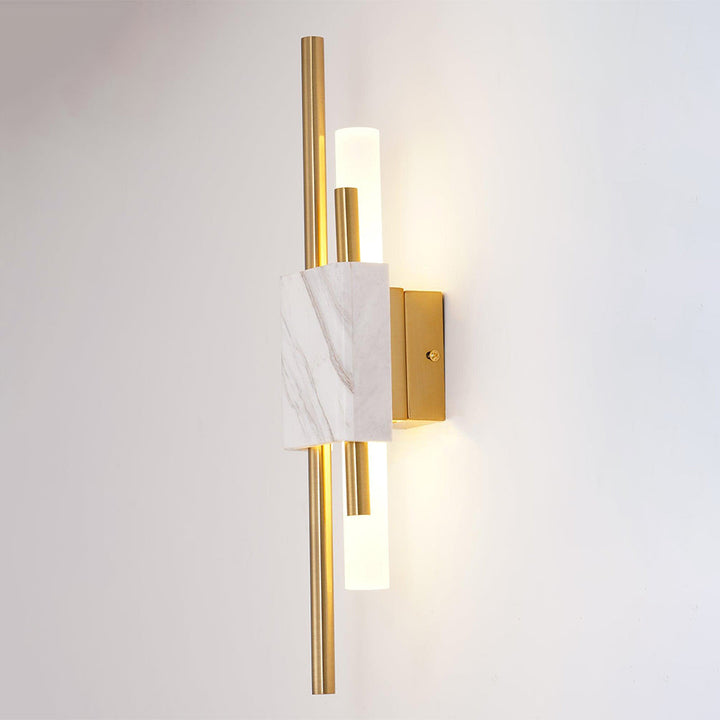 LED Wandleuchten mit Marmordesign | Stilvoll