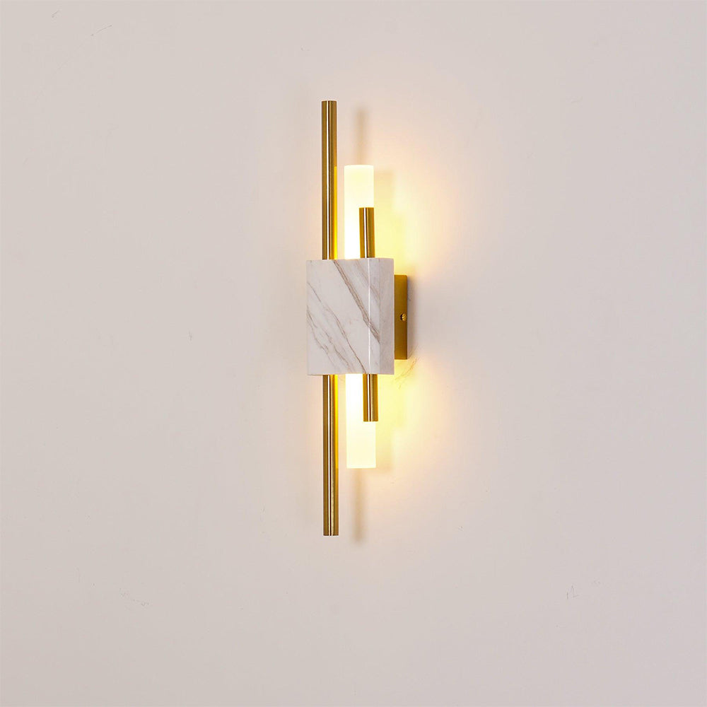 LED Wandleuchten mit Marmordesign | Stilvoll
