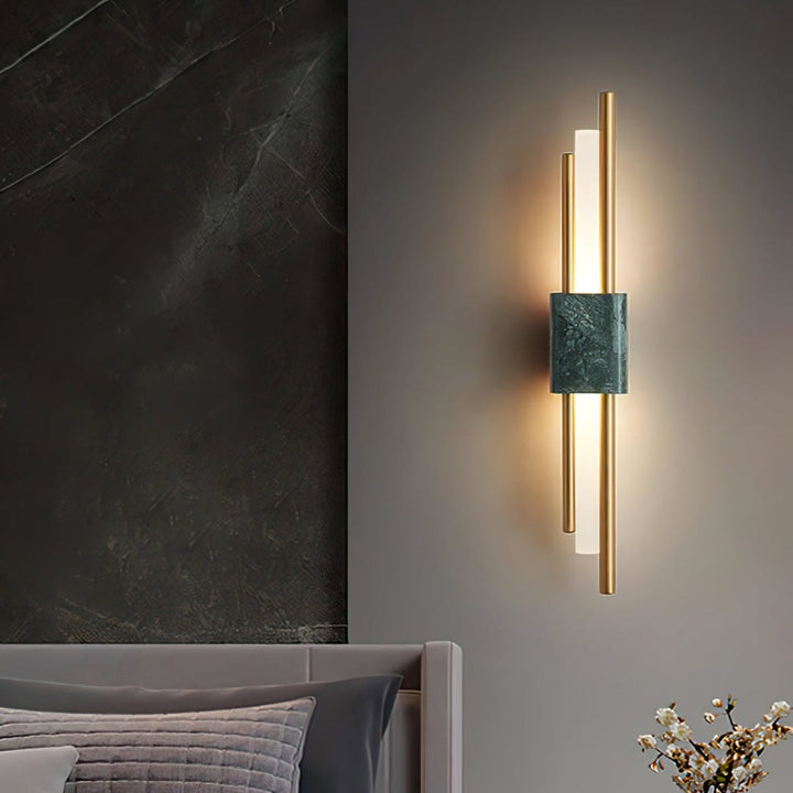 LED Wandleuchten mit Marmordesign | Stilvoll