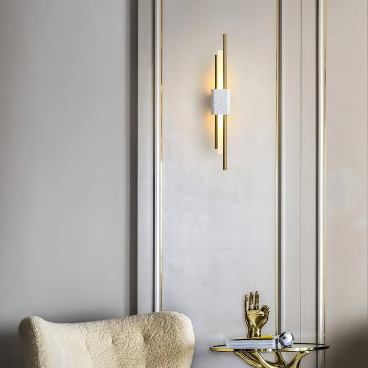 LED Wandleuchten mit Marmordesign | Stilvoll