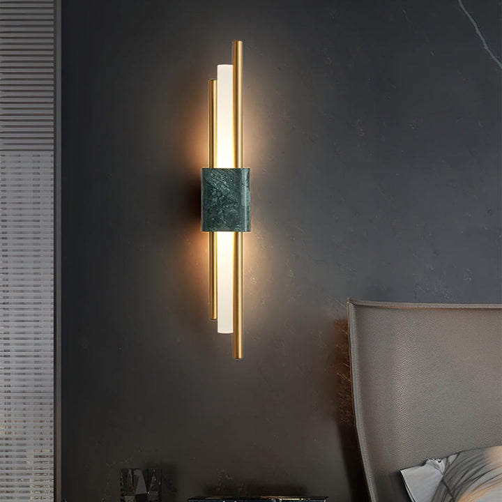 LED Wandleuchten mit Marmordesign | Stilvoll