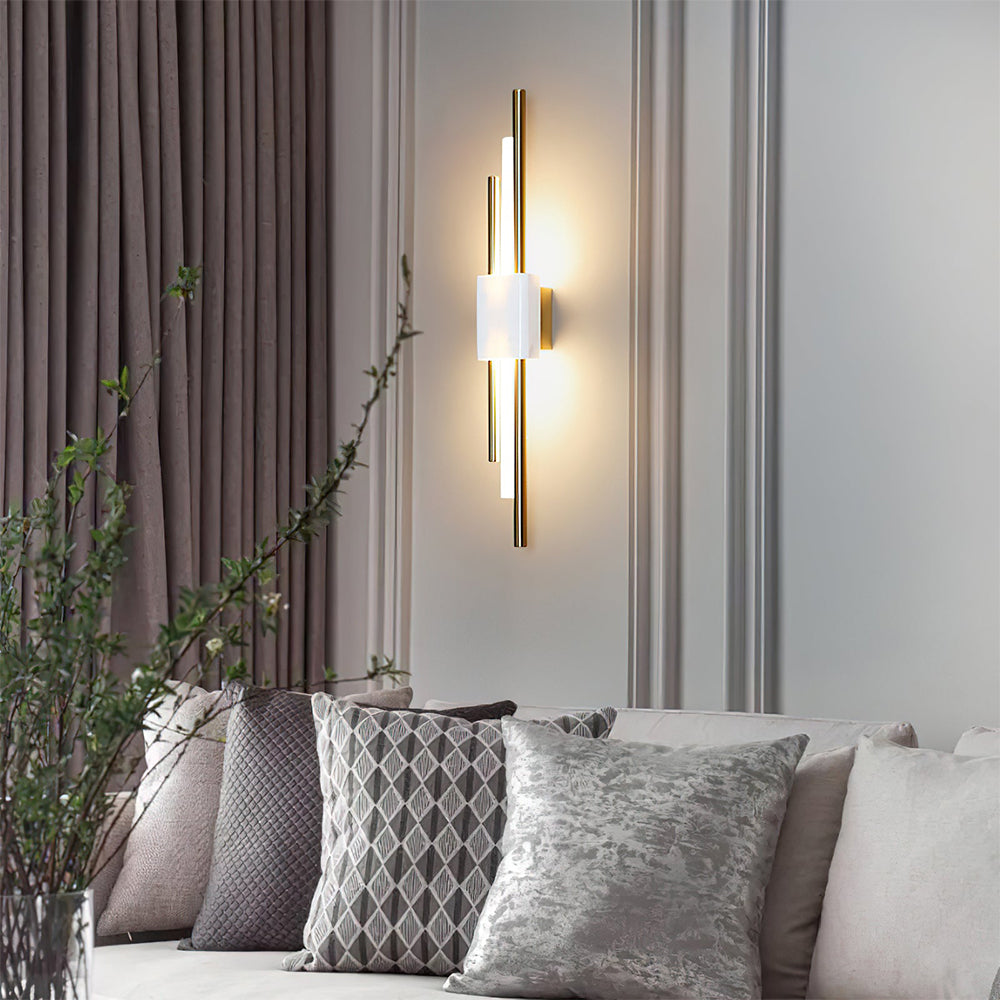 LED Wandleuchten mit Marmordesign | Stilvoll